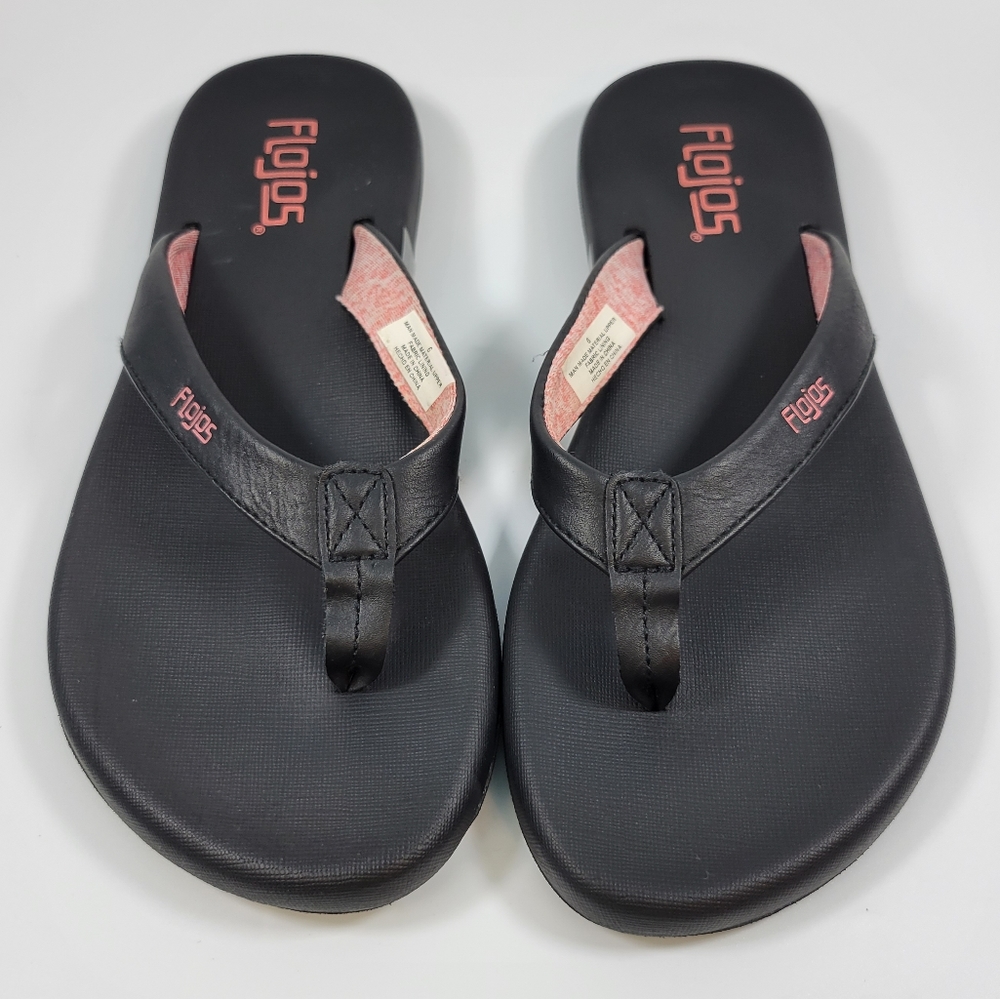 Flojos Womens Memory Foam Flip Flops Size 6